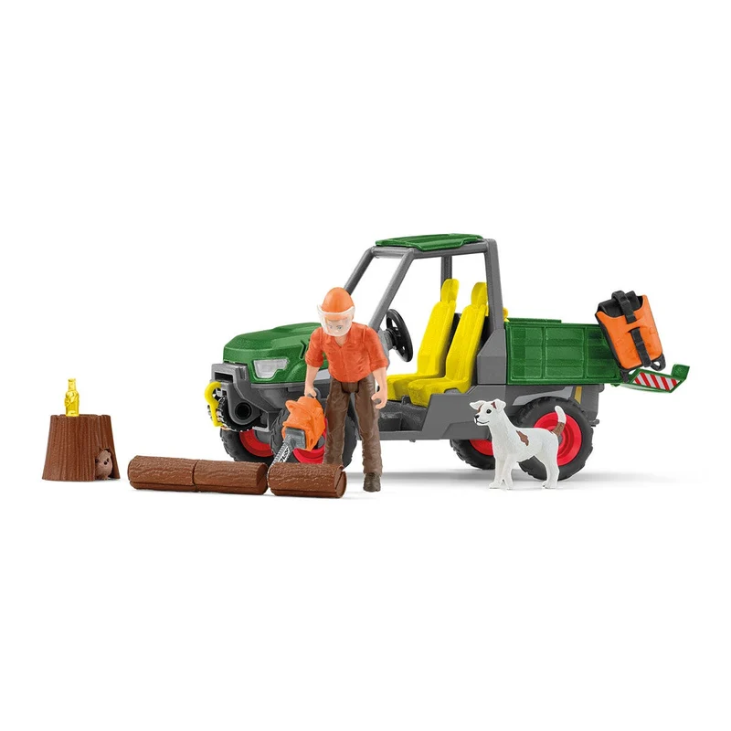 Waldbauer mit Geländewagen – Schleich Farm World