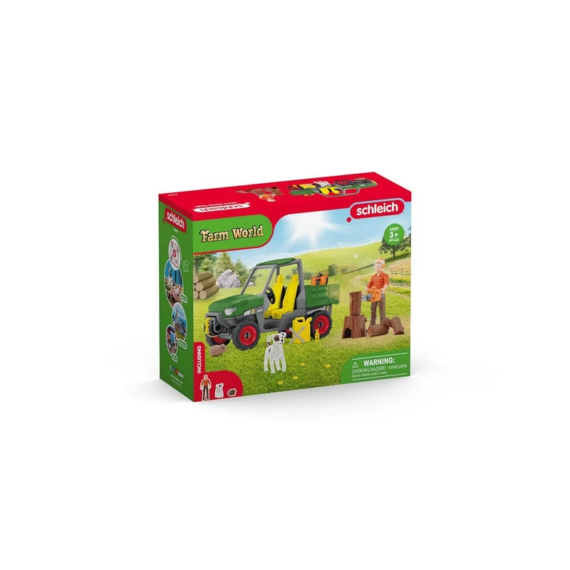 Waldbauer mit Geländewagen – Schleich Farm World
