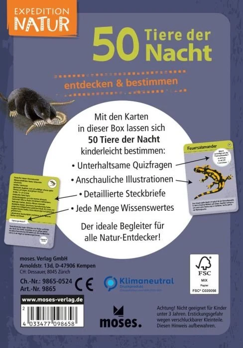 Expedition Natur - 50 Tiere der Nacht