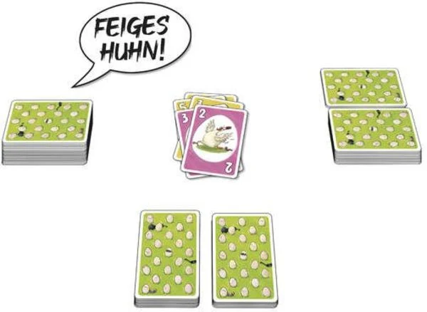 Feiges Huhn! – Kartenspiel mit Risiko und Taktik