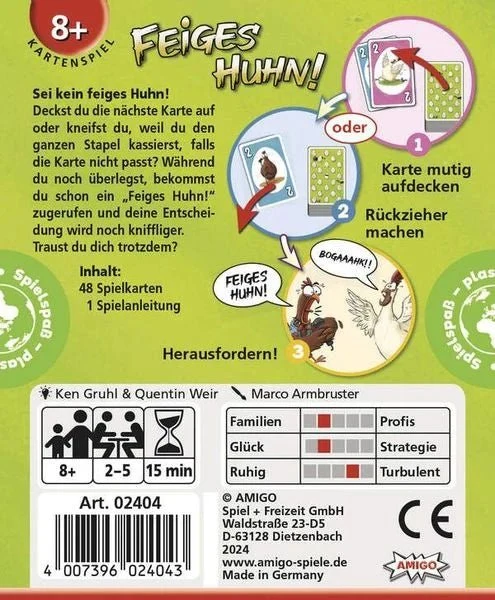 Feiges Huhn! – Kartenspiel mit Risiko und Taktik