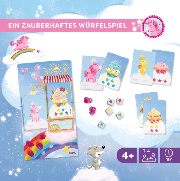 HABA – Einhorn Glitzerglück Würfelspiel