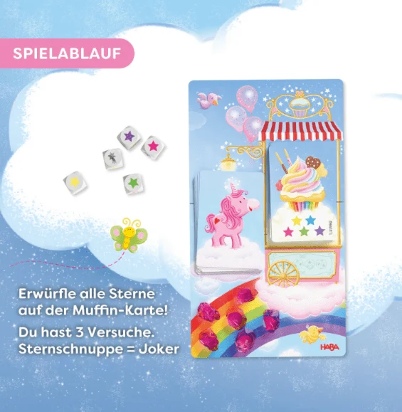 HABA – Einhorn Glitzerglück Würfelspiel