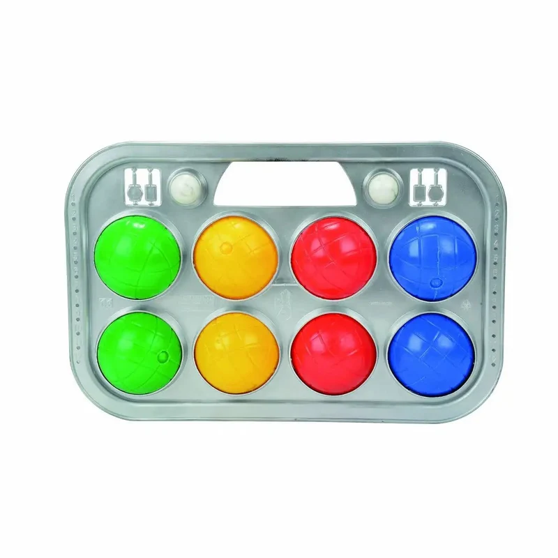 Boccia Spiel 8 Kugeln 2 Zielkugeln Tragekorb