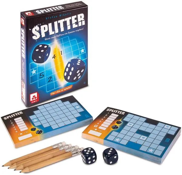 Splitter – Cleveres Würfelspiel für unterwegs