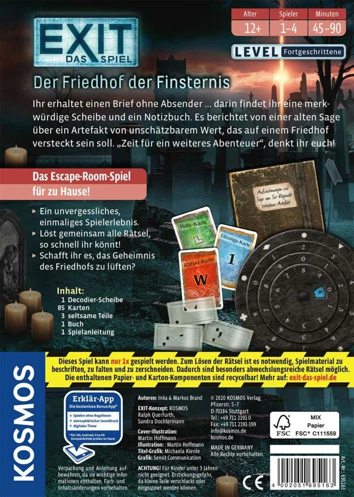EXIT Das Spiel Friedhof der Finsternis – Escape Room