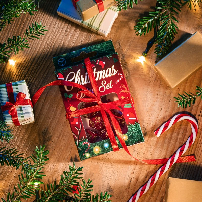 Christmas Dice Set Rentier