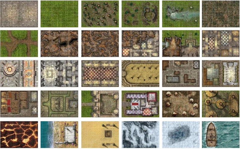 Giant Book of Battle Mats 2 (A3)