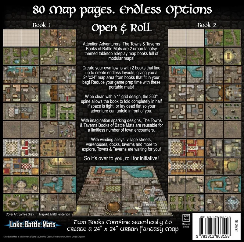 Towns & Taverns Battle Mats