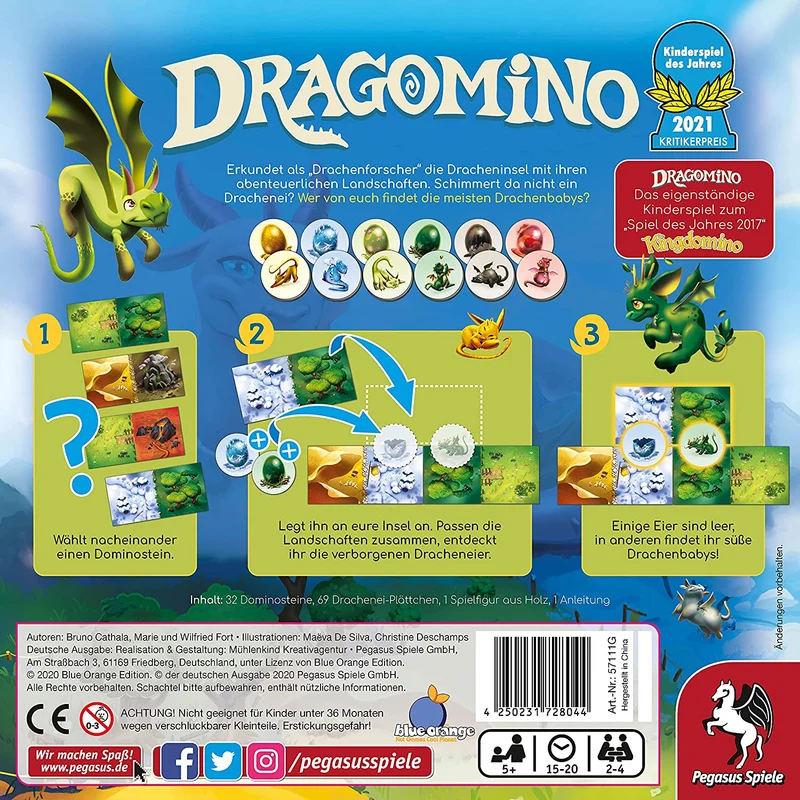 Kinderspiel des Jahres 2021 - Dragomino