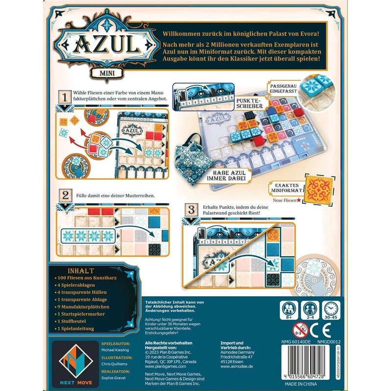 Azul Mini Legespiel ab 8 Jahren – Asmodee