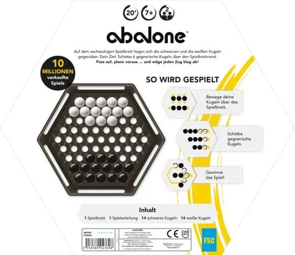 Abalone – Strategiespiel Klassiker