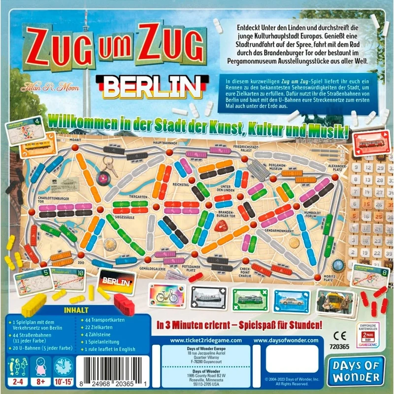 Zug um Zug: Berlin – Brettspiel ab 8 Jahren