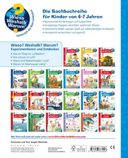 Wieso? Weshalb? Warum? Band 29: Experimentieren und Entdecken