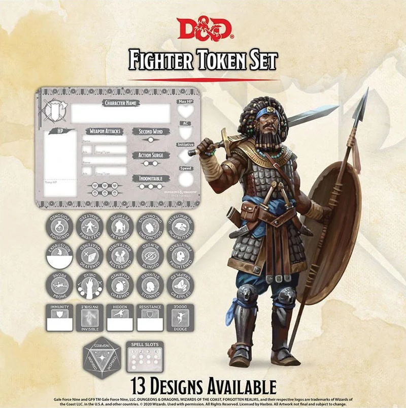 D&D Klassenmarkerset für alle Klassen und Spielleiter