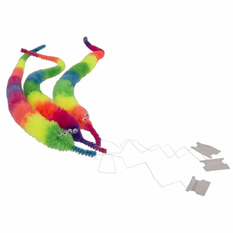 Magischer Wurm Regenbogen 22cm