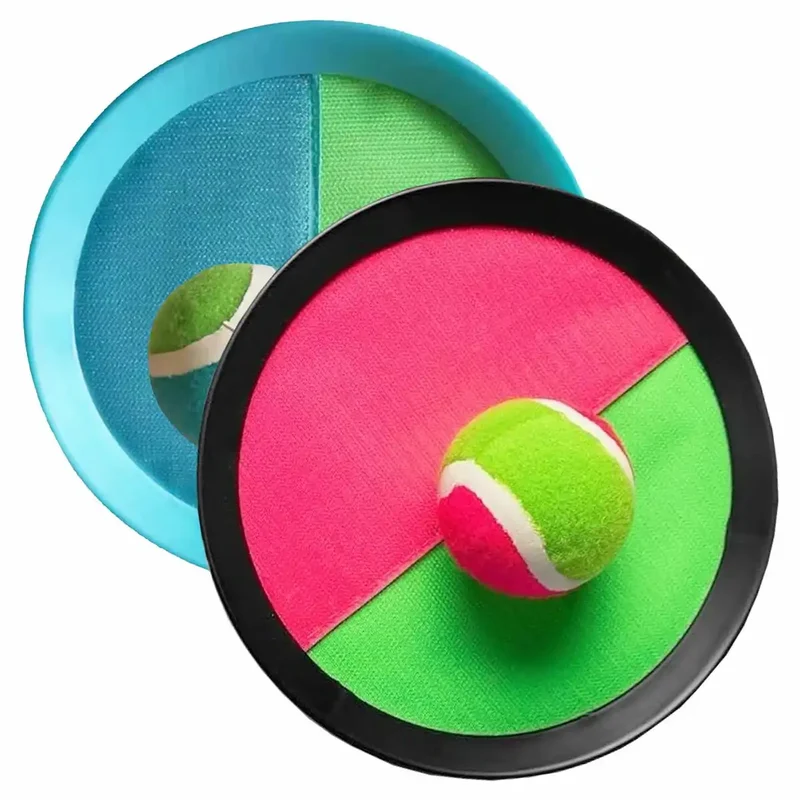 Klettball Set türkis/grün pink/grün sortiert