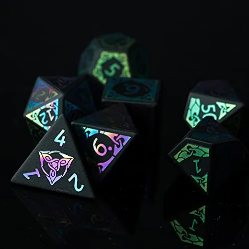 Obsidian Rainbow Ornament