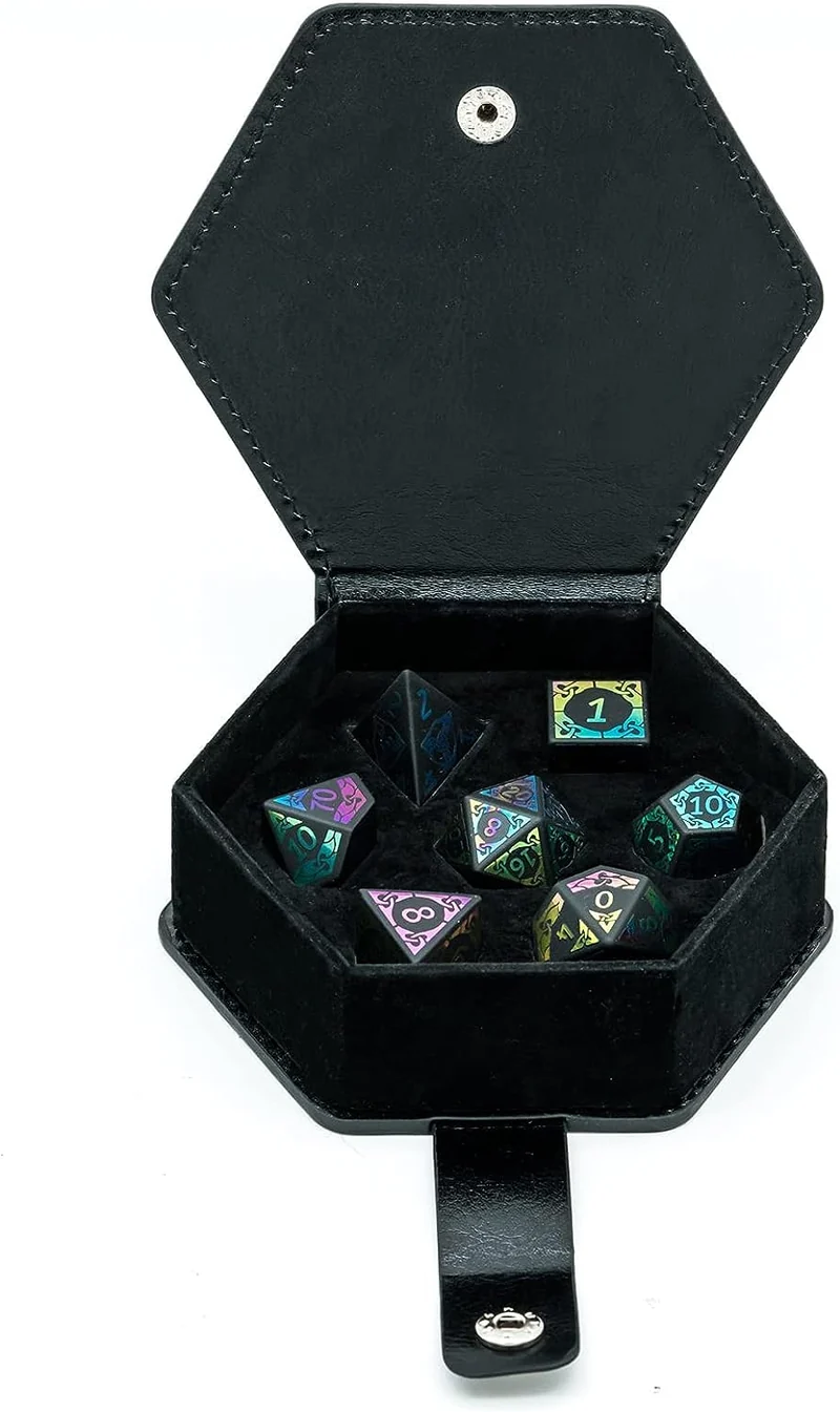 Obsidian Rainbow Ornament
