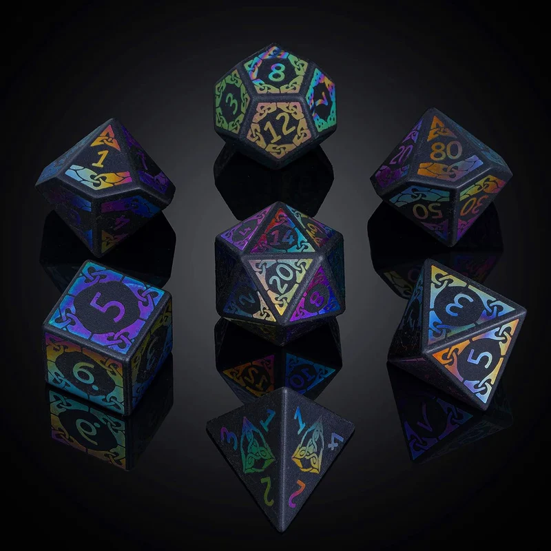 Obsidian Rainbow Ornament