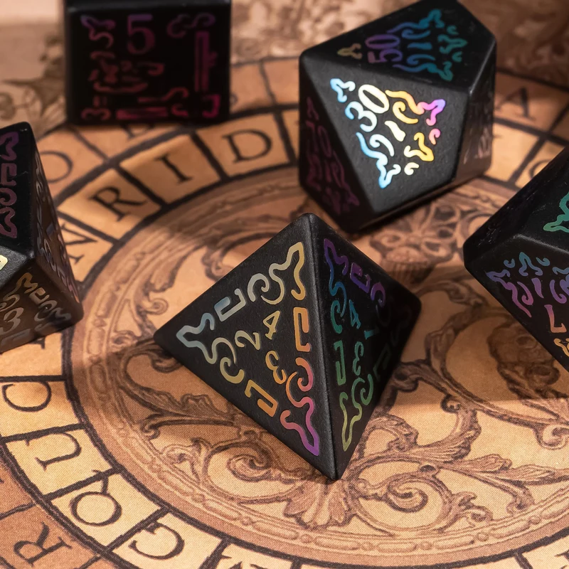 Obsidian Rainbow Ornament