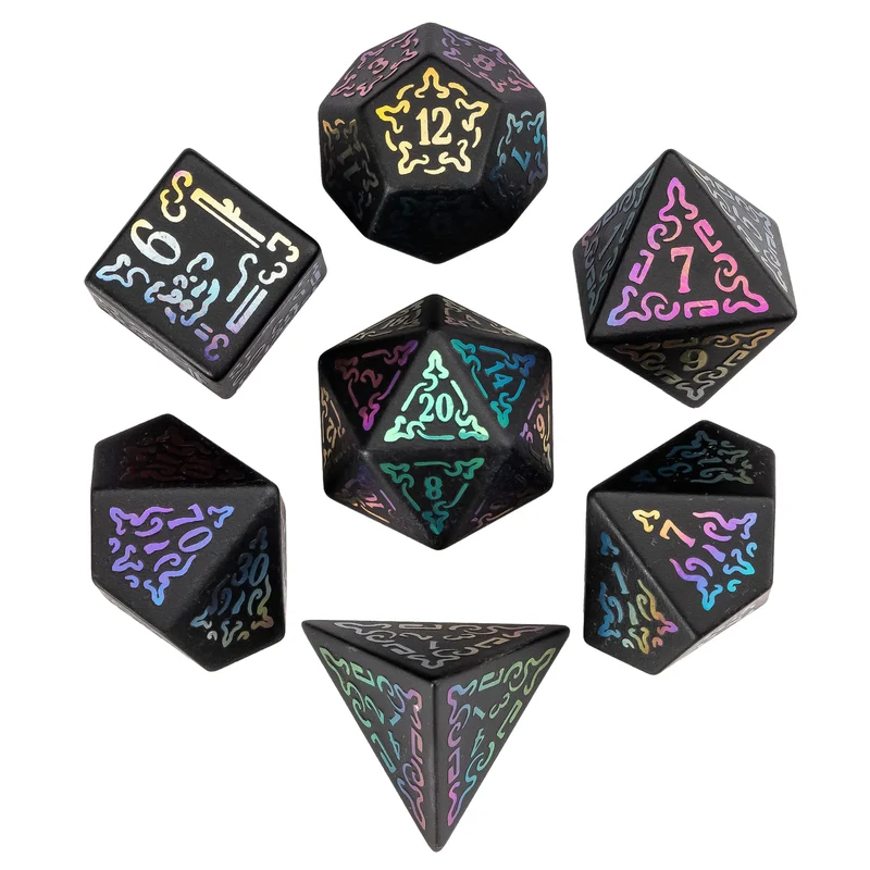 Obsidian Rainbow Ornament