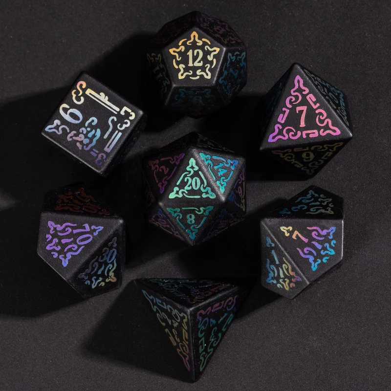 Obsidian Rainbow Ornament