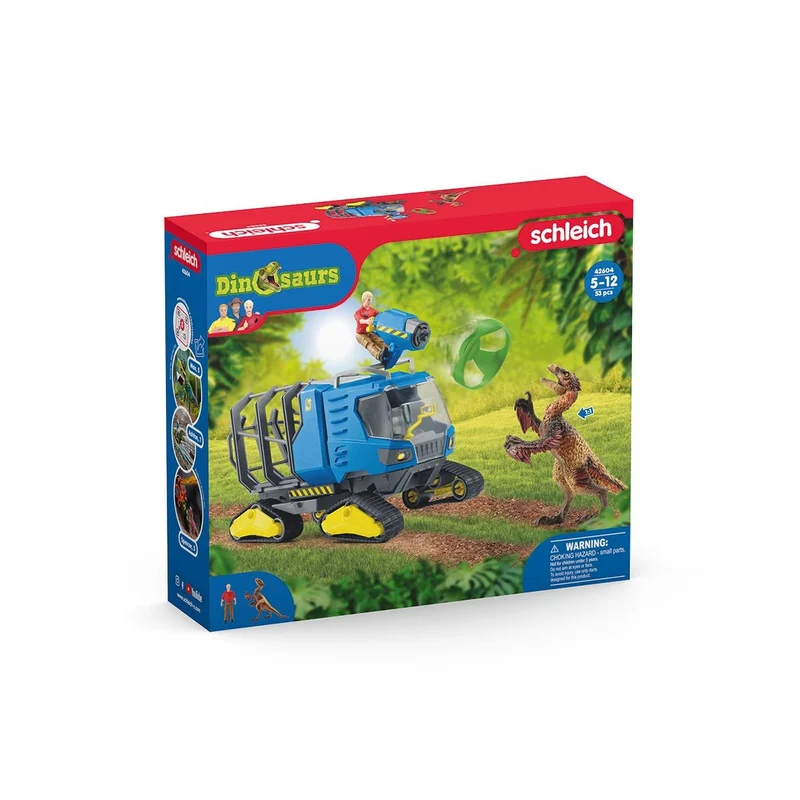 Track Vehicle mit Dakotaraptor ab 5 Jahren – Schleich Dinosaurs