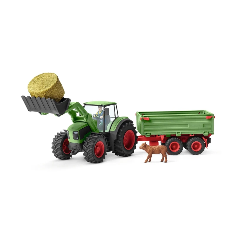 Traktor mit Anhänger – Schleich Farm World