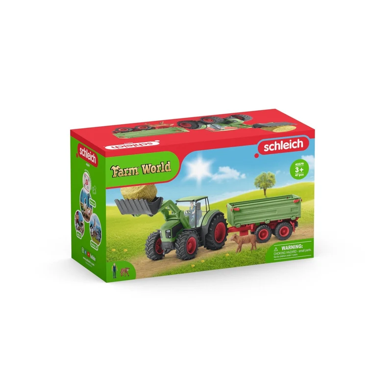 Traktor mit Anhänger – Schleich Farm World