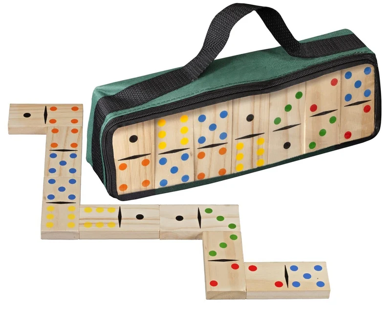 Domino Doppel 6 groß aus FSC-Holz – Philos