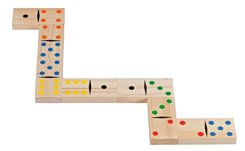 Domino Doppel 6 groß aus FSC-Holz – Philos