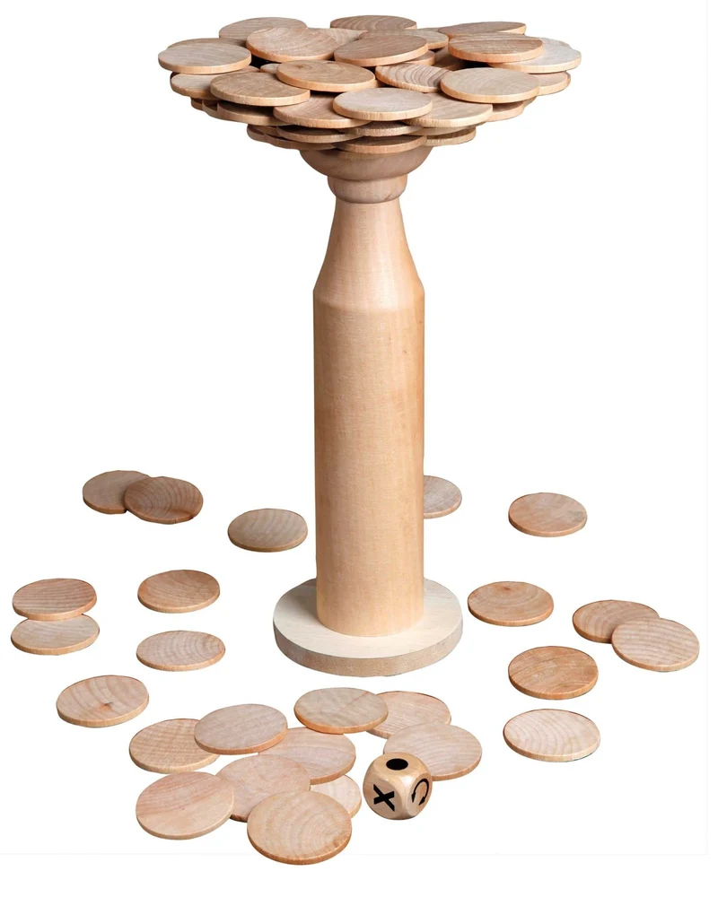 Stapelspiel mit Flaschen-Challenge – Philos