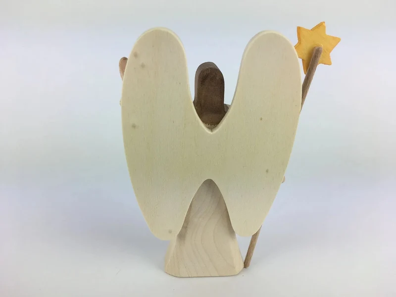 Ostheimer Engel mit Stern Miniatur - Weihnachtskrippe