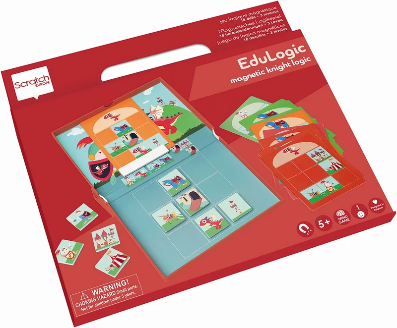 Magnetspiel Ritter und Drachen ab 3 Jahren – Edu Logic
