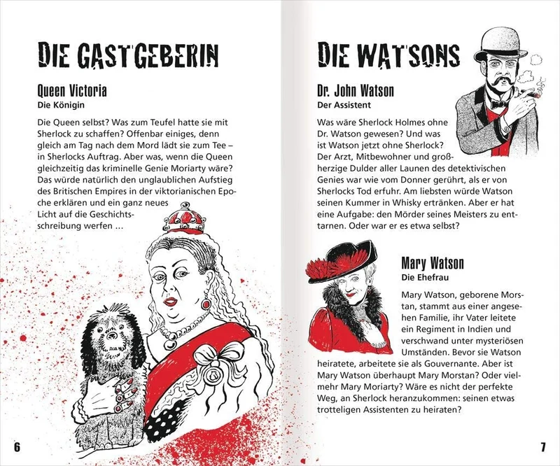 Kartenspiel - Black Party: Ruhe in Frieden Sherlock
