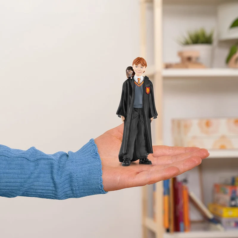 Spielfigur Ron Weasley mit Krätze – Schleich Harry Potter