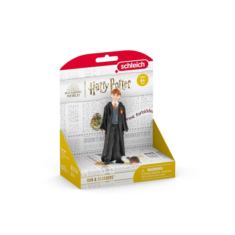 Spielfigur Ron Weasley mit Krätze – Schleich Harry Potter