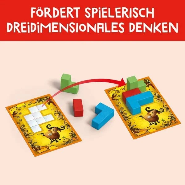 Ubongo Junior 3-D - Der tierische Bauspaß
