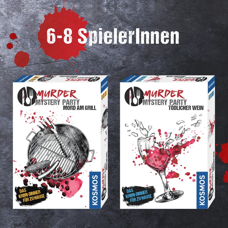 Murder Mystery Party - Tödlicher Wein - Das Krimi-Dinner für zu Hause