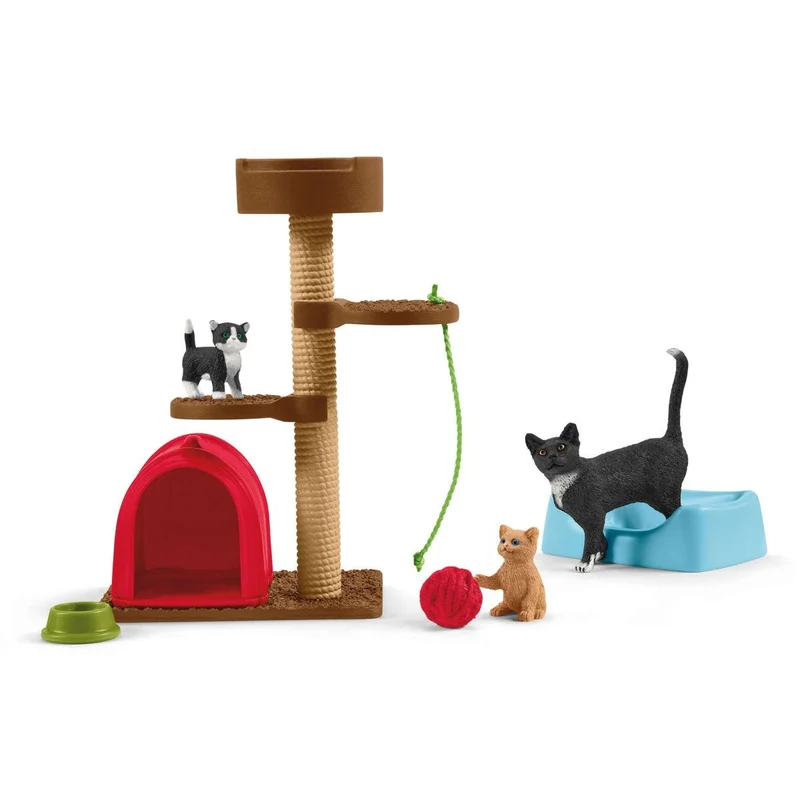 Spielspaß für niedliche Katzen – Schleich Farm World Set mit drei Kätzchen