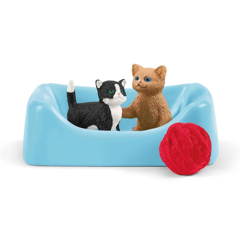 Spielspaß für niedliche Katzen – Schleich Farm World Set mit drei Kätzchen