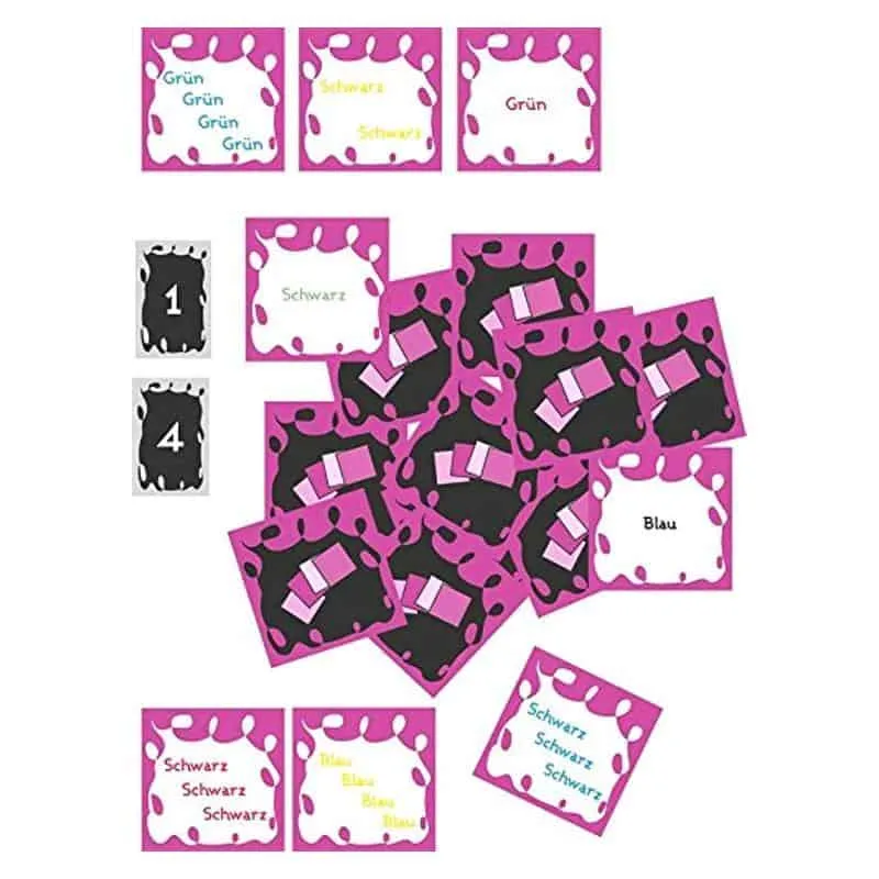 Schwarz Rot Gelb Kartenspiel – Rasantes Reaktionsspiel