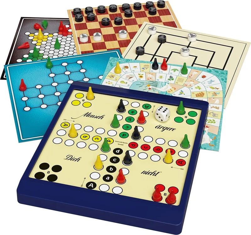 8 Reise-Spiele, magnetische Spielesammlung