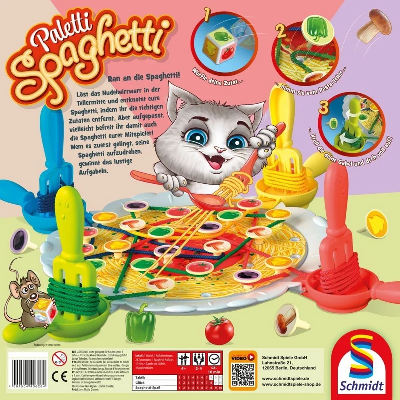 Paletti Spaghetti, Kinderspiel