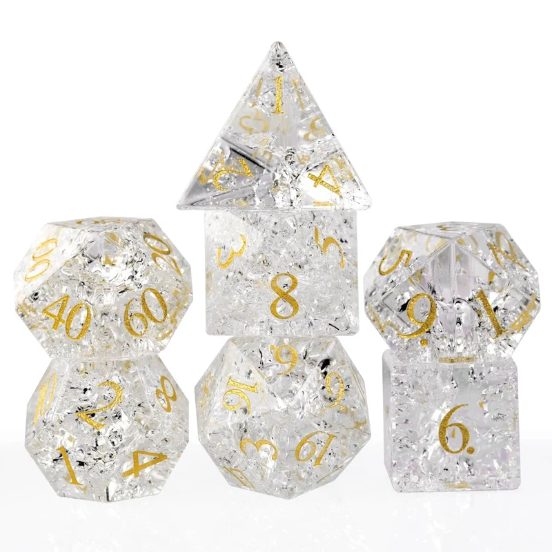 Glaswürfel Critcrack crystal white