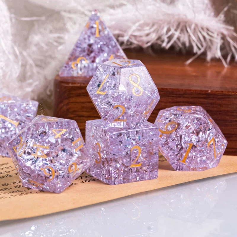 Glaswürfel Critcrack lilac