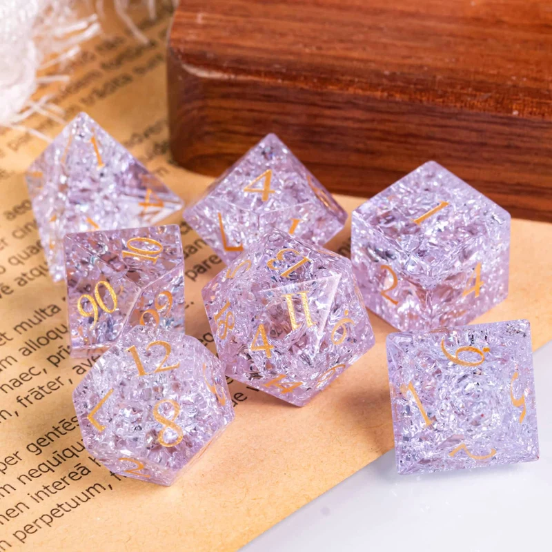 Glaswürfel Critcrack lilac