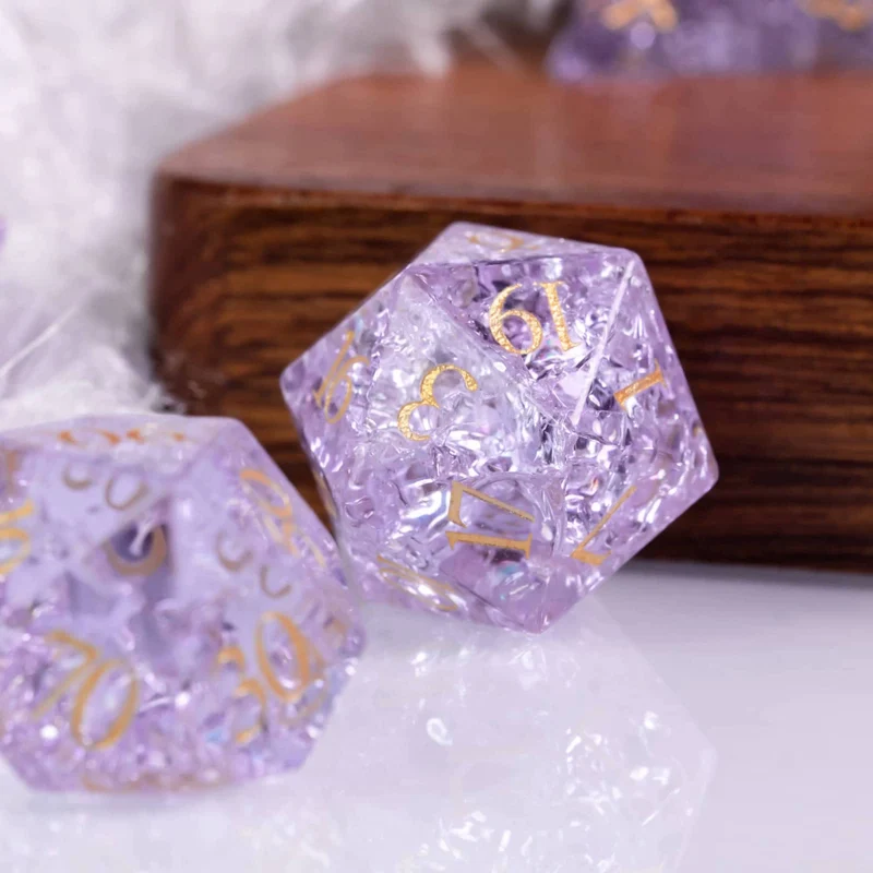 Glaswürfel Critcrack lilac