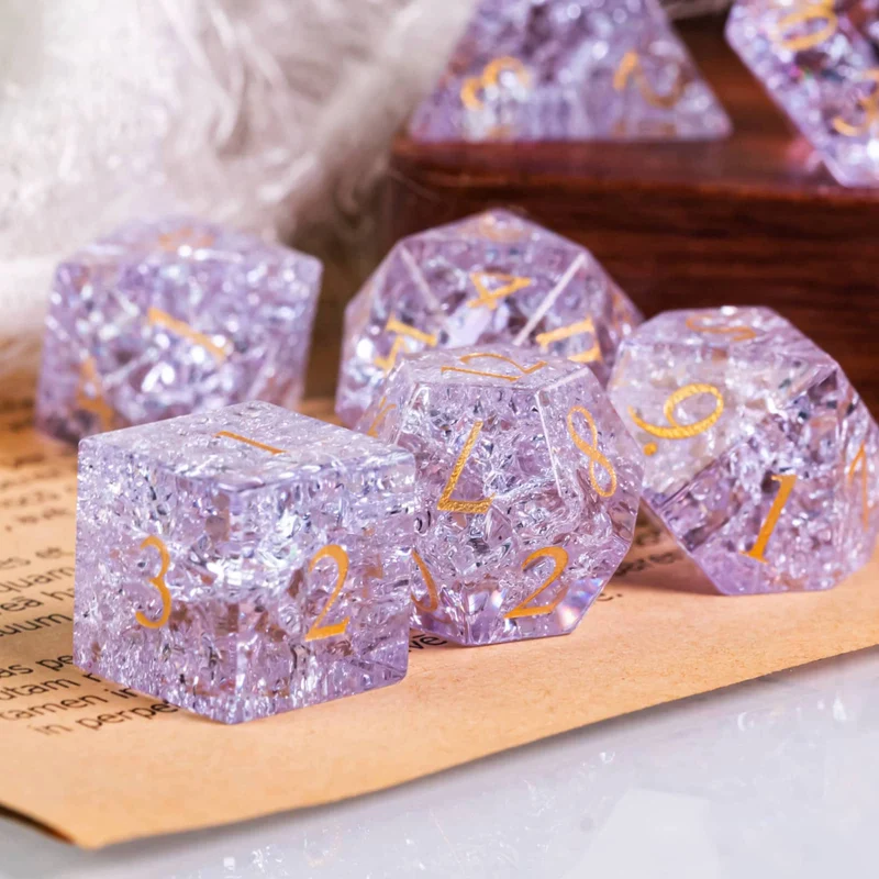 Glaswürfel Critcrack lilac